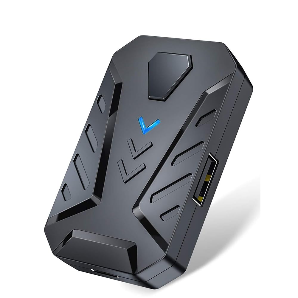 GQ MIX PRO Mouse and Keyboard Converter for Android and Mobile Phone Game Peripheral Keyboard and Mouse Converter/BT 5.2 and Wired Connection/for FPS Mobile Games/Only compatible Android 7.0 and above