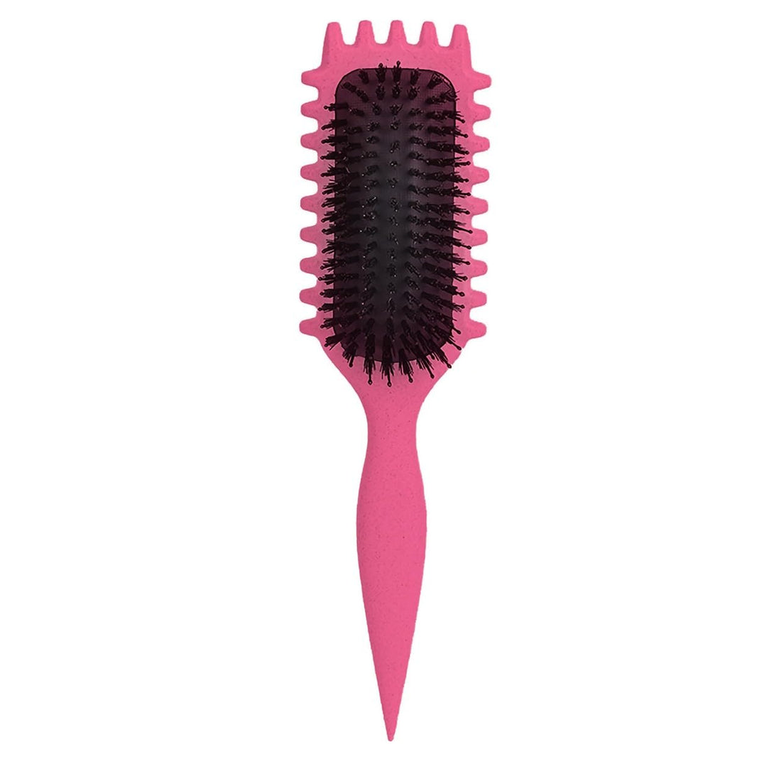 Twista Curl Defining Brush - Detangling and Styling Brush for Women & Men, Defines Curls 2A to 4C & Reduces Frizz, Perfect for Wet & Dry Hair (Random Color)