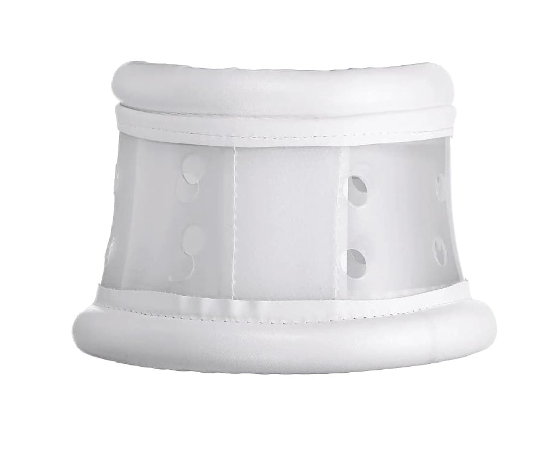 EGY CARE Soft Foam Neck Support Brace, Large, 3" Wide, White (Plastic, Large)