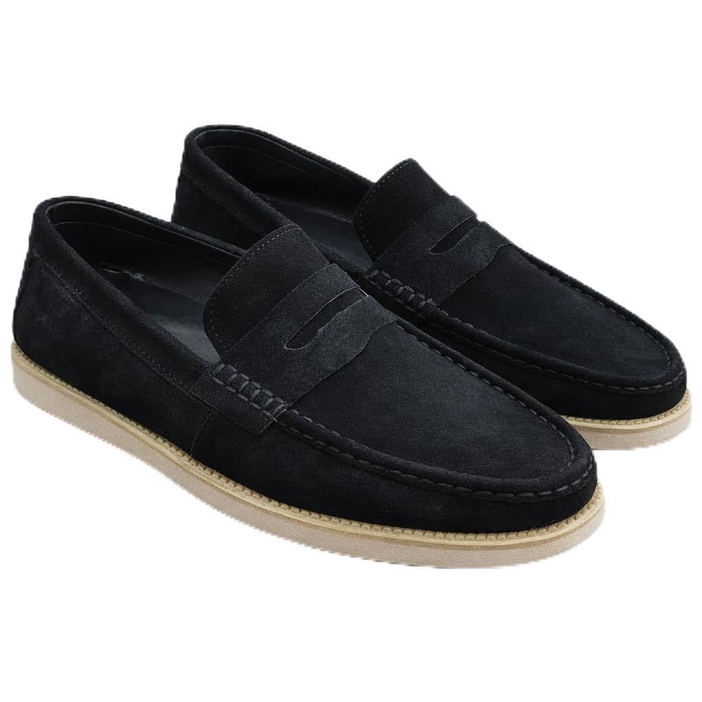 Men’s suede loafers – modern moccasin design, lightweight and extremely comfortable for daily and casual wear. - K2