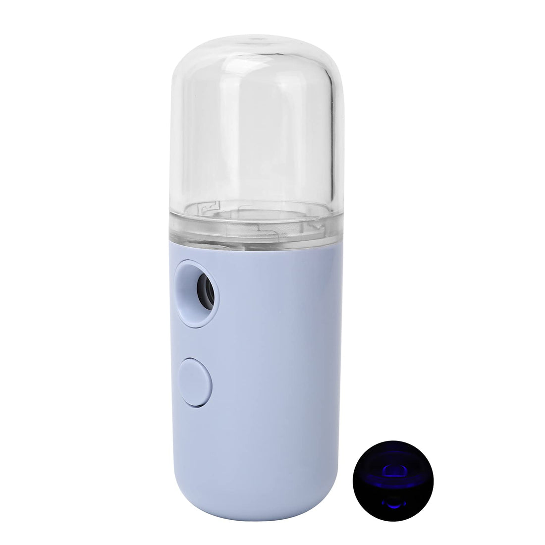 FILFEEL Nano Facial Mister, Portable Mini Face Mist Handy Steamer USB Mist Hand Eyelash Extensions Atomization Machine for Facial Hydrating, Face Humidifier Sprayer(Light Purple)