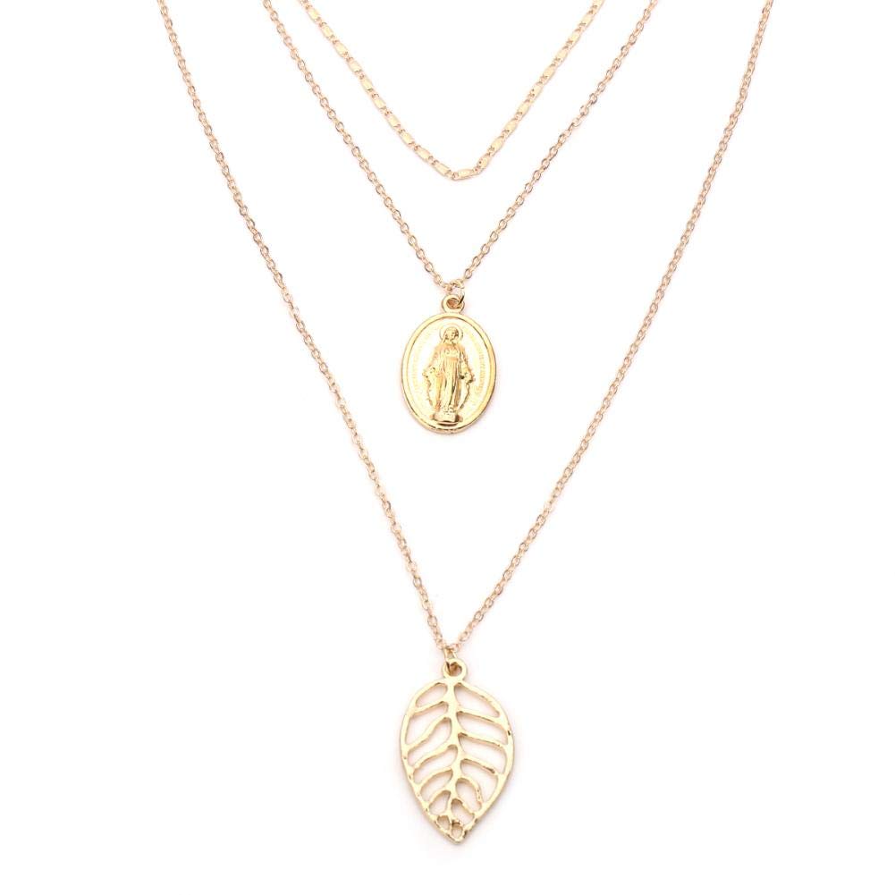 Necklace The Virgin Mary - Gold Plated
