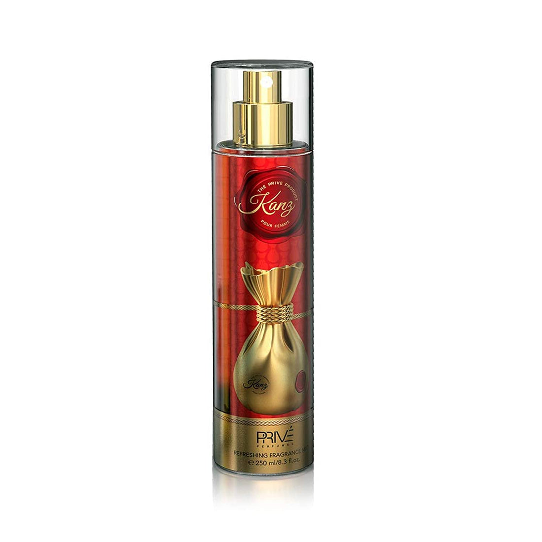 PRIVE Kanz Refreshing Fragrance Body Mist for Women - 250 ml