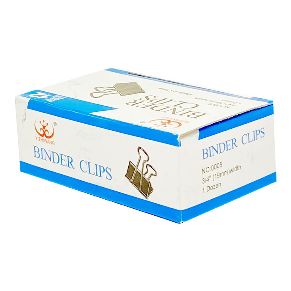 YIWU binder clips black box NO:YZW/0005/MM19