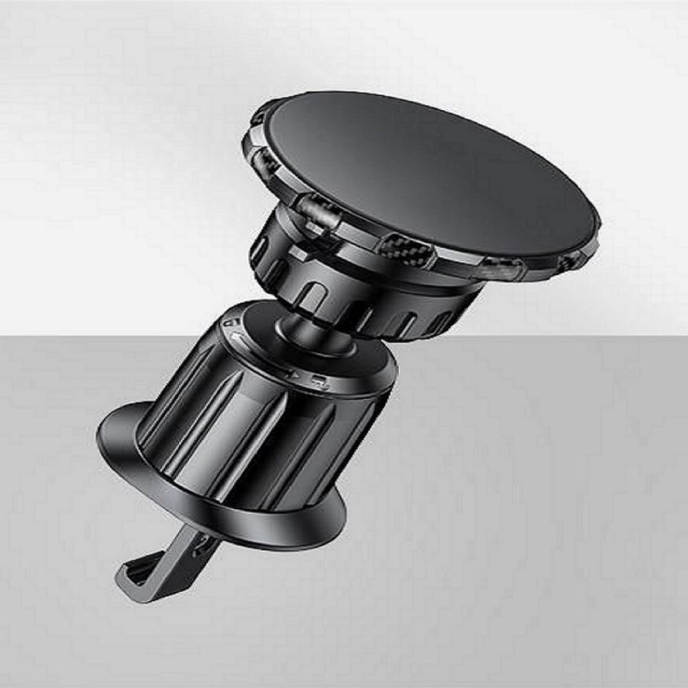 Car Phone Holder Magnetic for Air Vent | Strong Magnet Car Mount Compatible with iPhone 16, 15 Pro Max, 14, 13, 12,& Android Smartphones – Secure Magnetic Phone Holder for Car Vent, Black