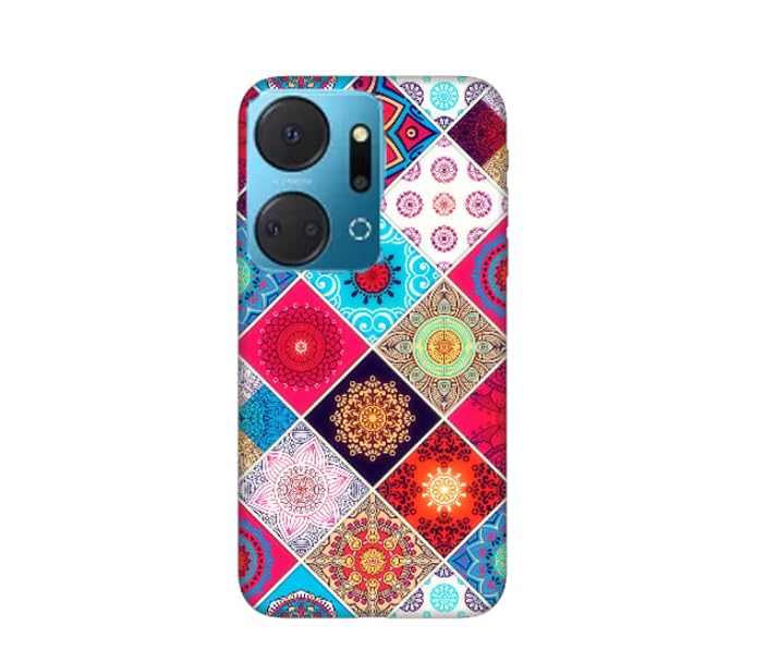 New design number 10041 Silicone Printed mobile case compatible with Honor X7a