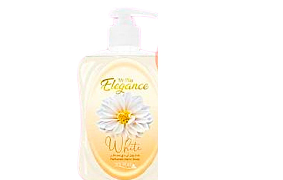 Perfumed Liquid Hand Soap 500ml Indulge Your Senses with Scented Hand Soap (White)