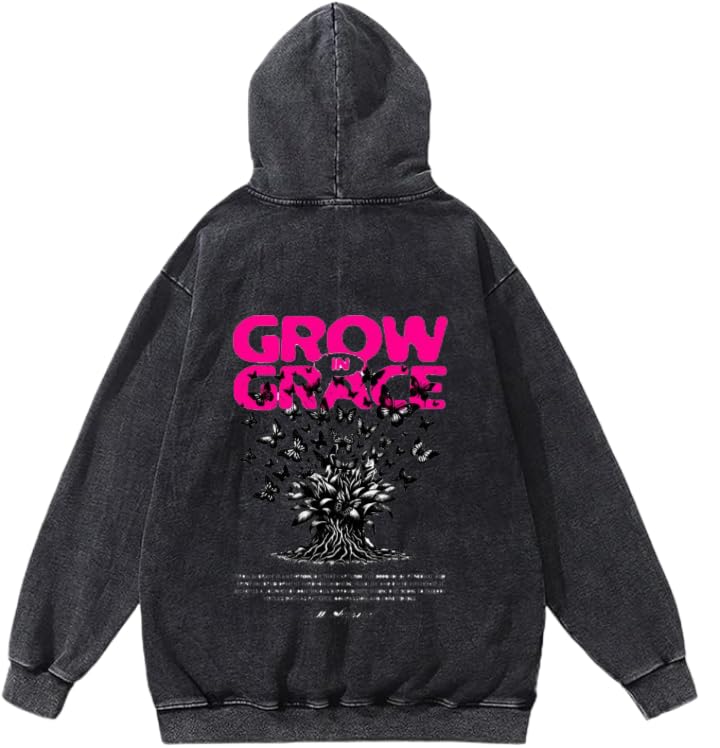 GROW IN GRACE Hoodie washed Back