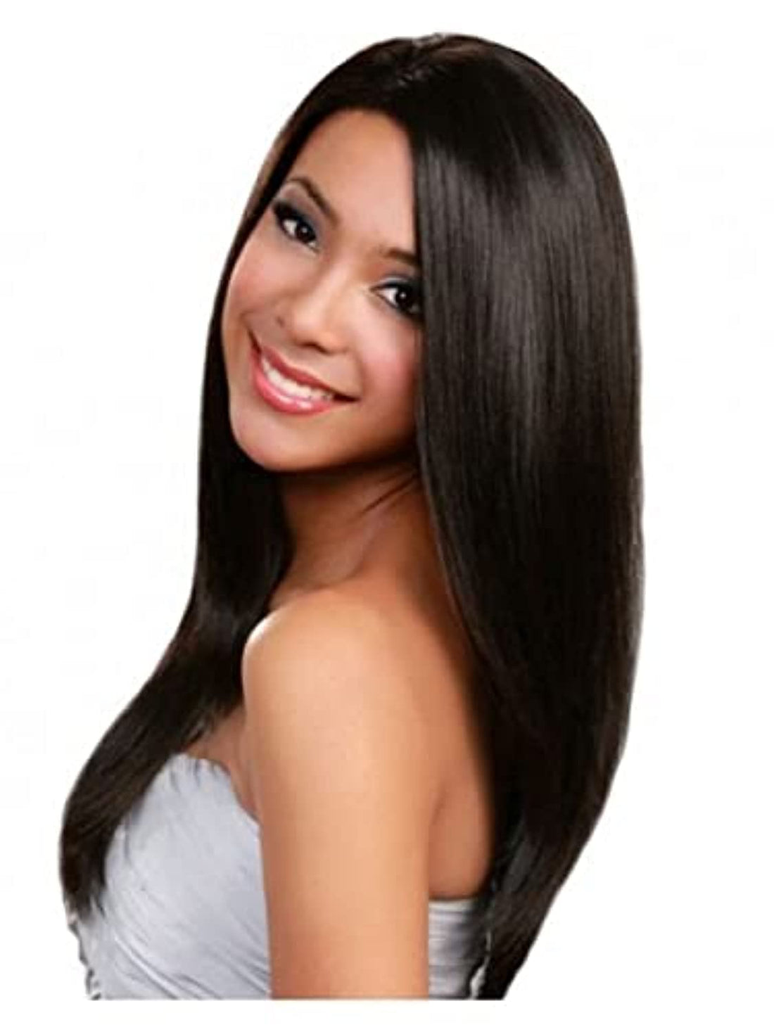 ECIF Soft Dark Brown Hair Wig For Women