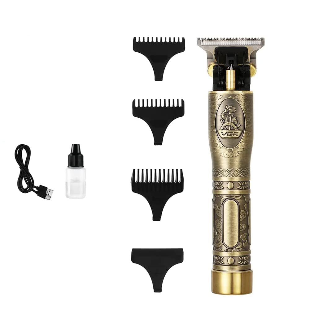 VGR V-081 Professional Hair Clipper | Rechargeable | Vintage Engraving