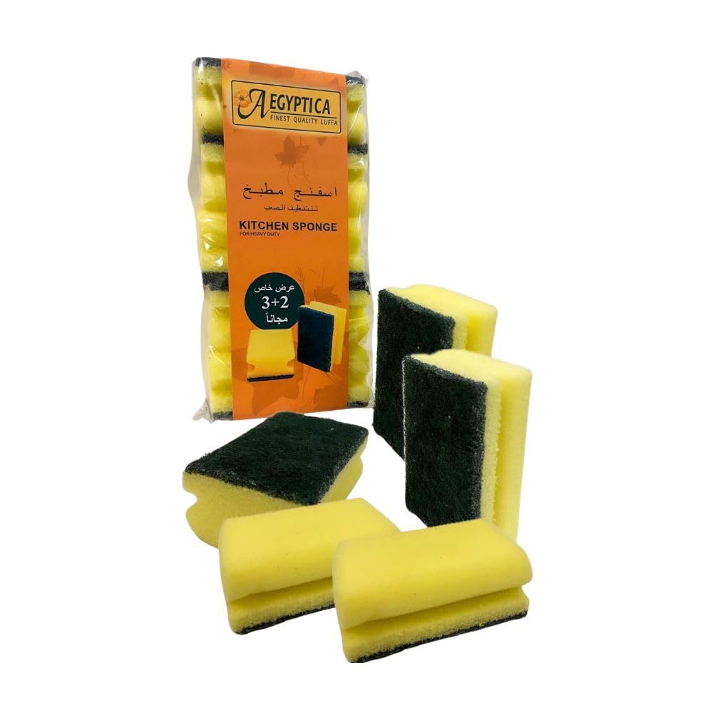Aegyptica kitchen sponge for heavy duty 5 pcs offer