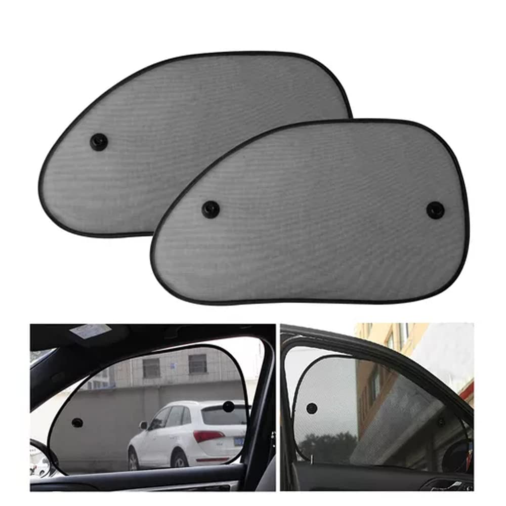 Car Window Shade 2 Pcs, Sun Shade Protector, UV Rays Protection, Side Window Shade, Windscreen Sundshade, Fit for Most Vehicles, Car Accessories