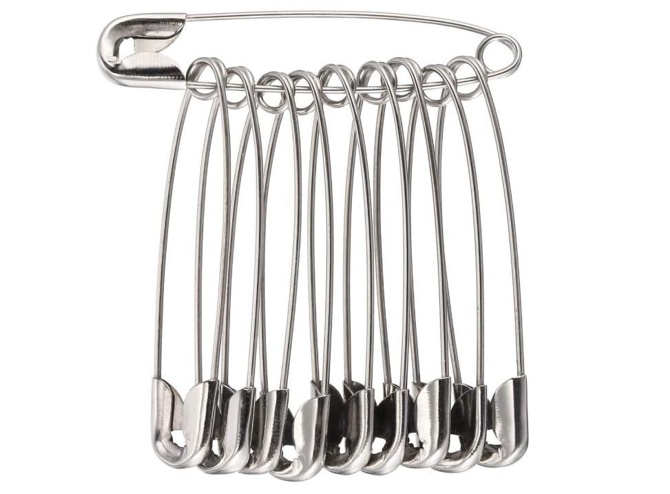 OVA Heavy Duty Metal Pins – Premium Stainless Steel for Office, School, Paper Documents, Photo Hanging, Crafting (30Count)