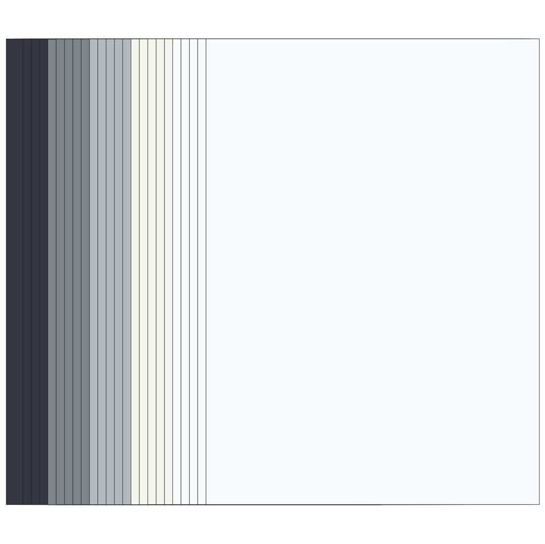 Grey Cardstock 8.5 x 11 Craft Paper Cover Stock- Construction Art Scrapbook Paper 80lb for Crafts, Embossing, Quilling, Cardmaking-30 Sheets