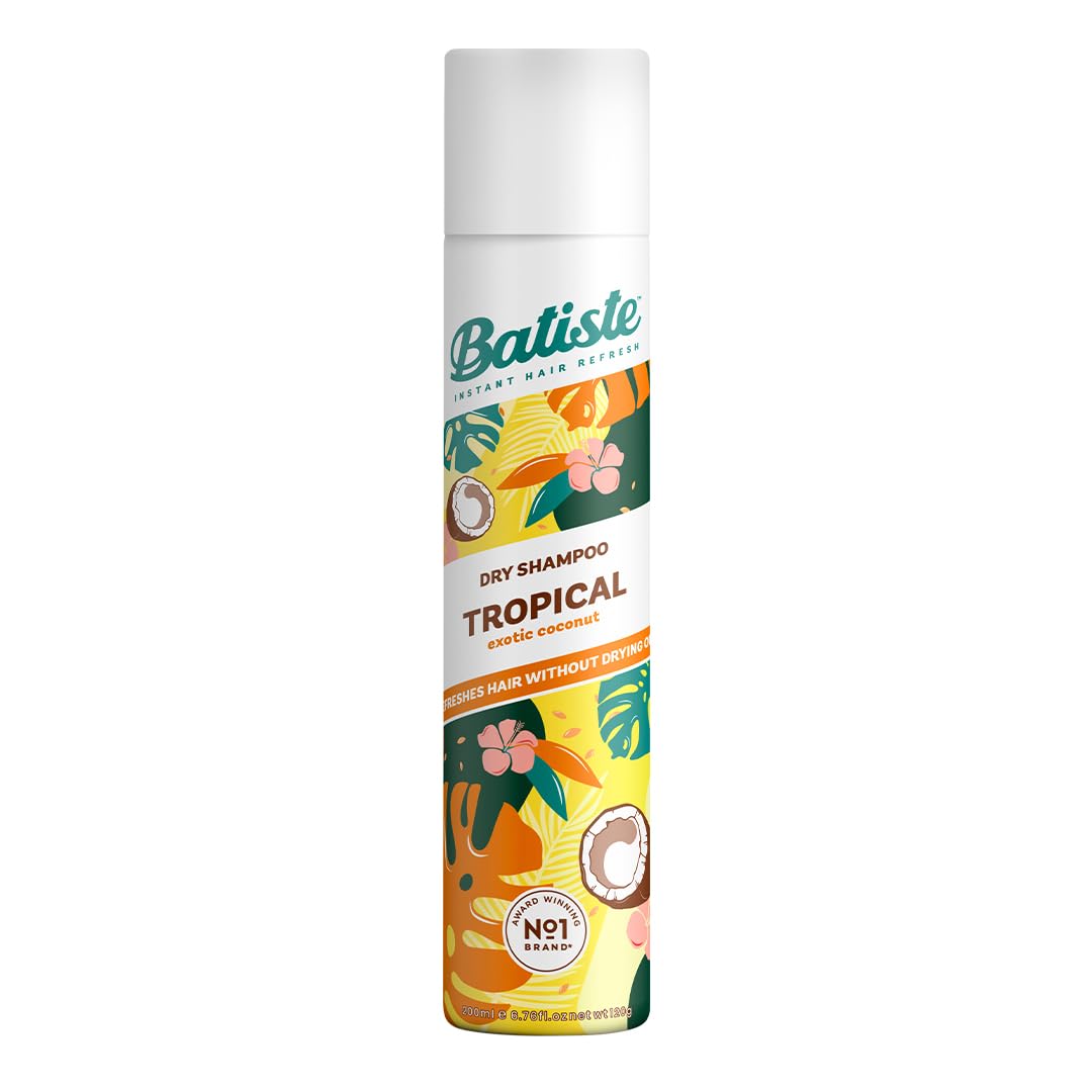 Batiste Tropical Dry Shampoo, 200ml