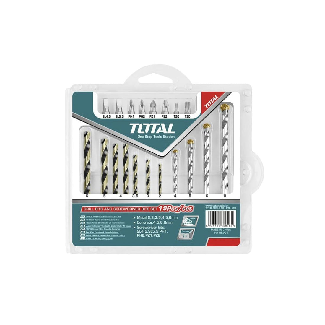 Total tacsdb1901 Set Of 19 Pieces