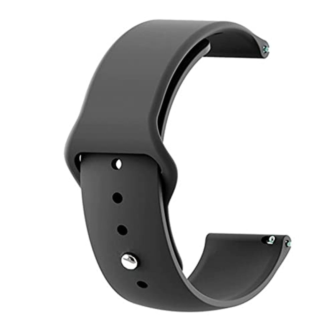 Generic Silicone Strap for Smart Watches - 22, Black