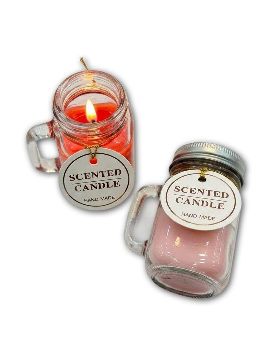 Scented Candle - High-concentration fragrance with long-lasting aroma, perfect for creating a romantic, cozy ambiance in any room. (M1 – 2 pcs)