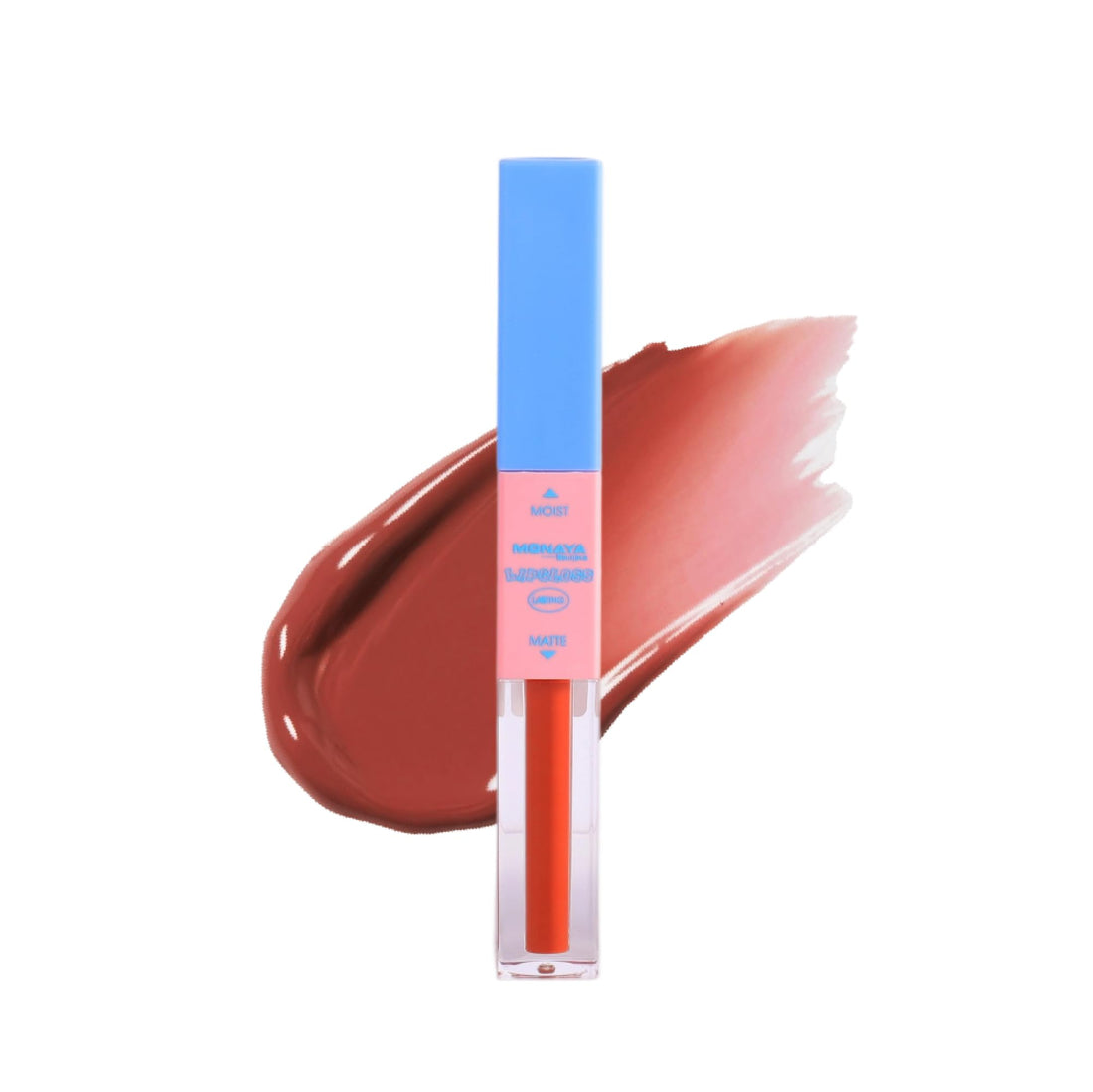 Monaya G010 Matte & Moist Lasting Lip Gloss-Mois - 12 Bold Shades, Rich Matte Finish, Hydrating Formula, Long-Lasting Wear (G309#)