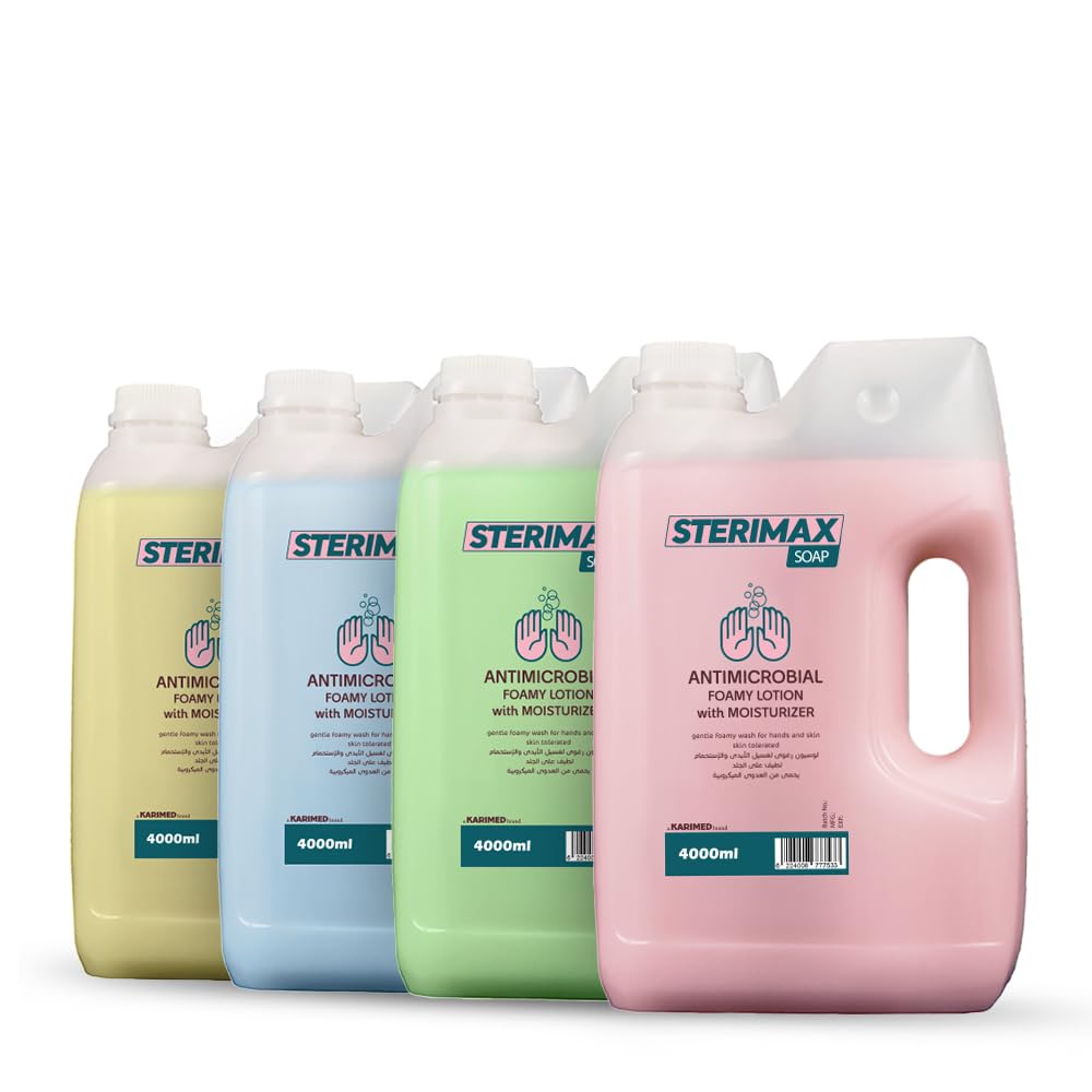 STERIMAX 4L 4Pcs 4 scents antiseptic creamy hand wash MIX