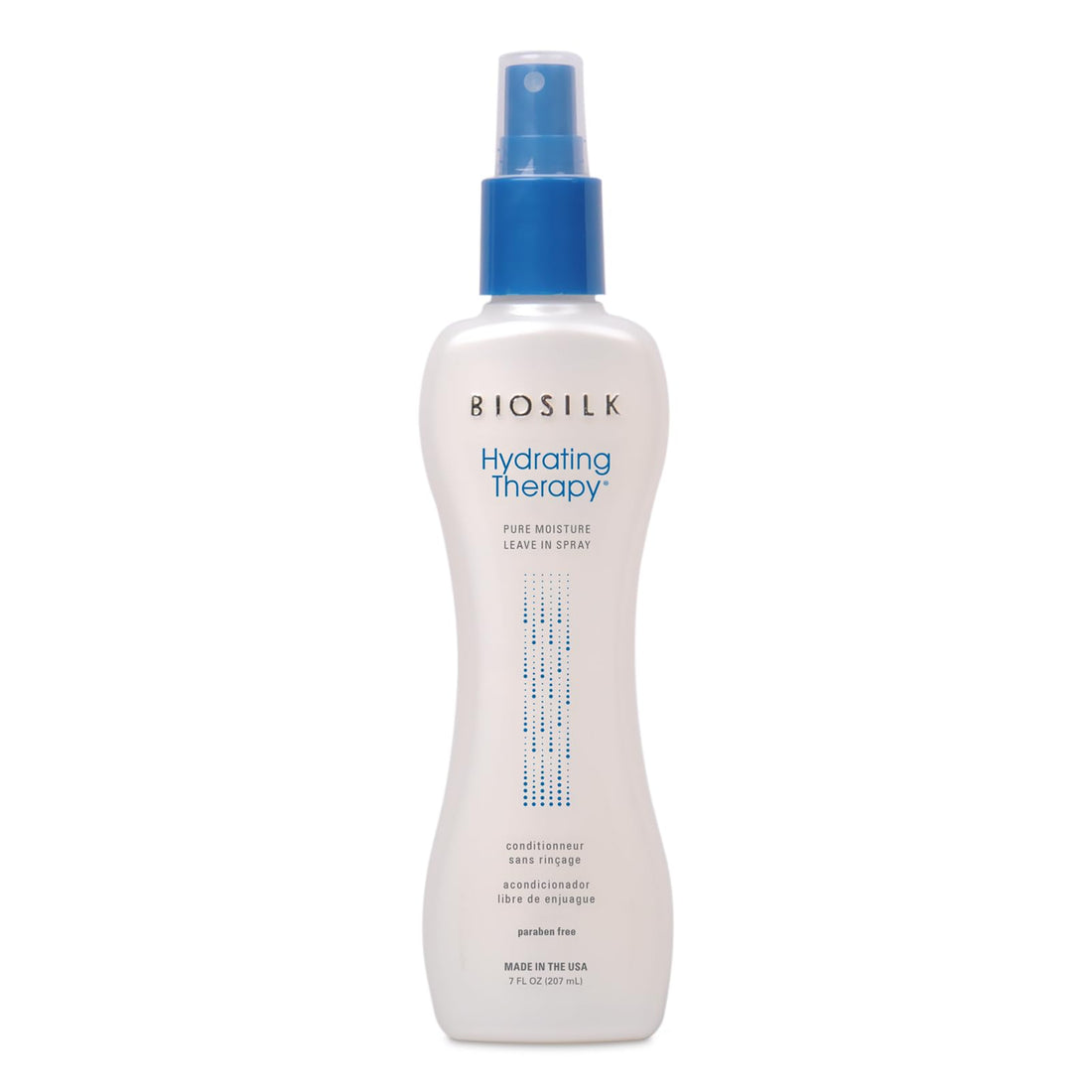 Biosilk Hydrating Therapy Pure Moisture Leave-In Conditioner Spray | 7 Ounces | Replenishes Hair Moisture & Coarse Hair | Anti Frizz