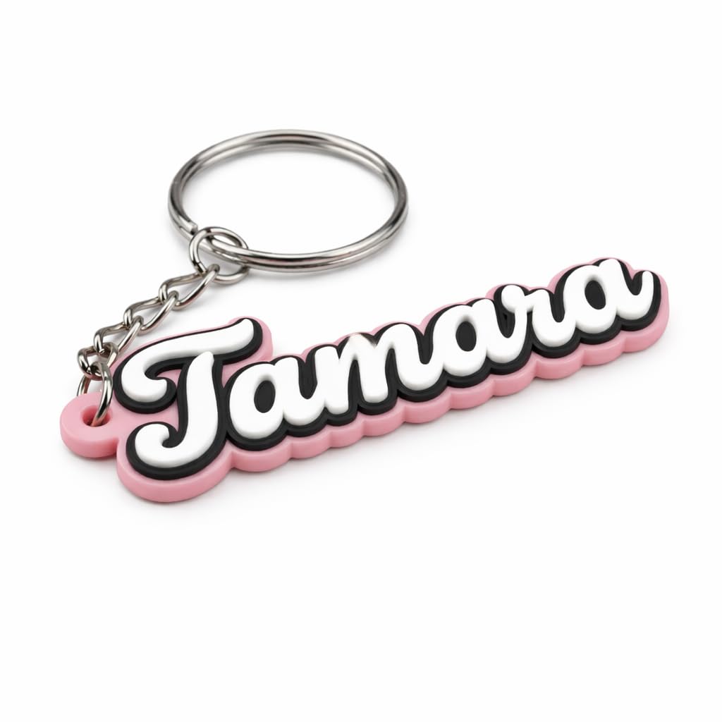 Tamara Keychain - Personalized Name Keychain - "Tamara" Personalized Gift for Friends, Family, Lovers, Best Friend, Birthday, Anniversary, Graduation, Christmas, Valentine's Day, Keepsake Jewelry