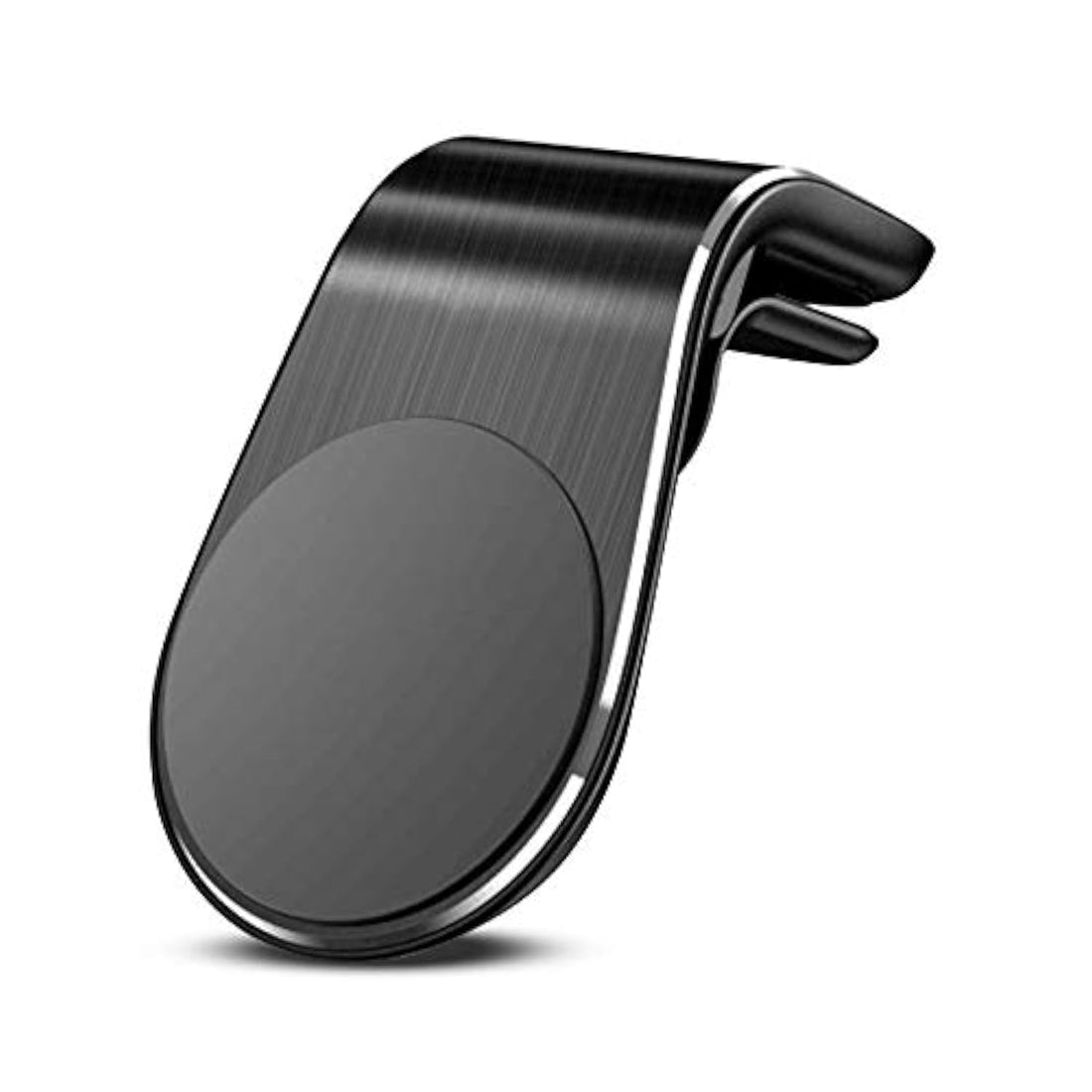 QL Magnetic Universal Car Phone Holder Air Vent Mount Stand in Car GPS Mobile Cell Phone Holder Blacket For All Smart Phone (Black)