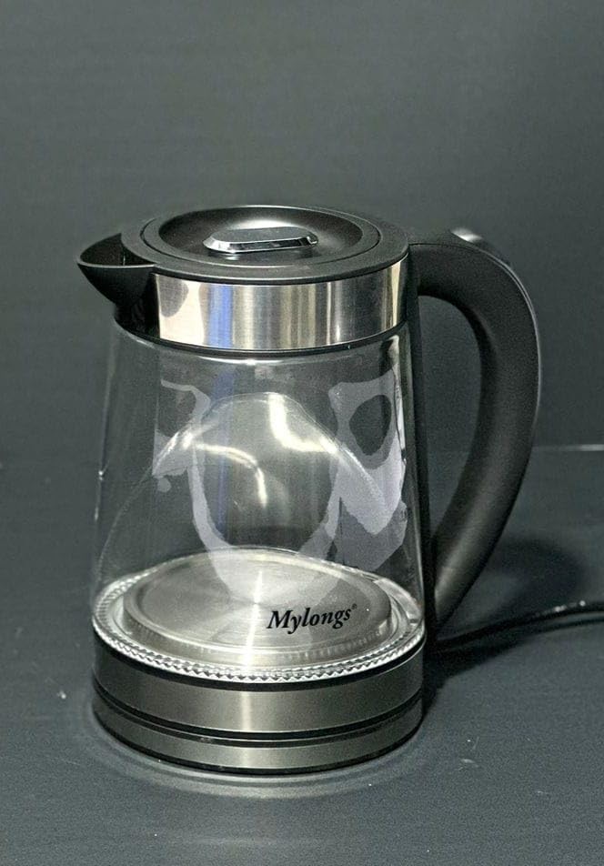 Glass Electric Kettle, 2.2 Liter, 360 Degree Rotating Base, BPA Free,