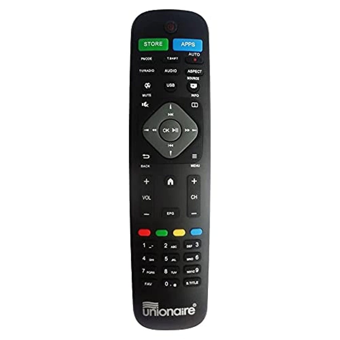 unionaire Remote Control for all , Standard,satlitte, Smart TV, 32 and 43 , 2725518949037