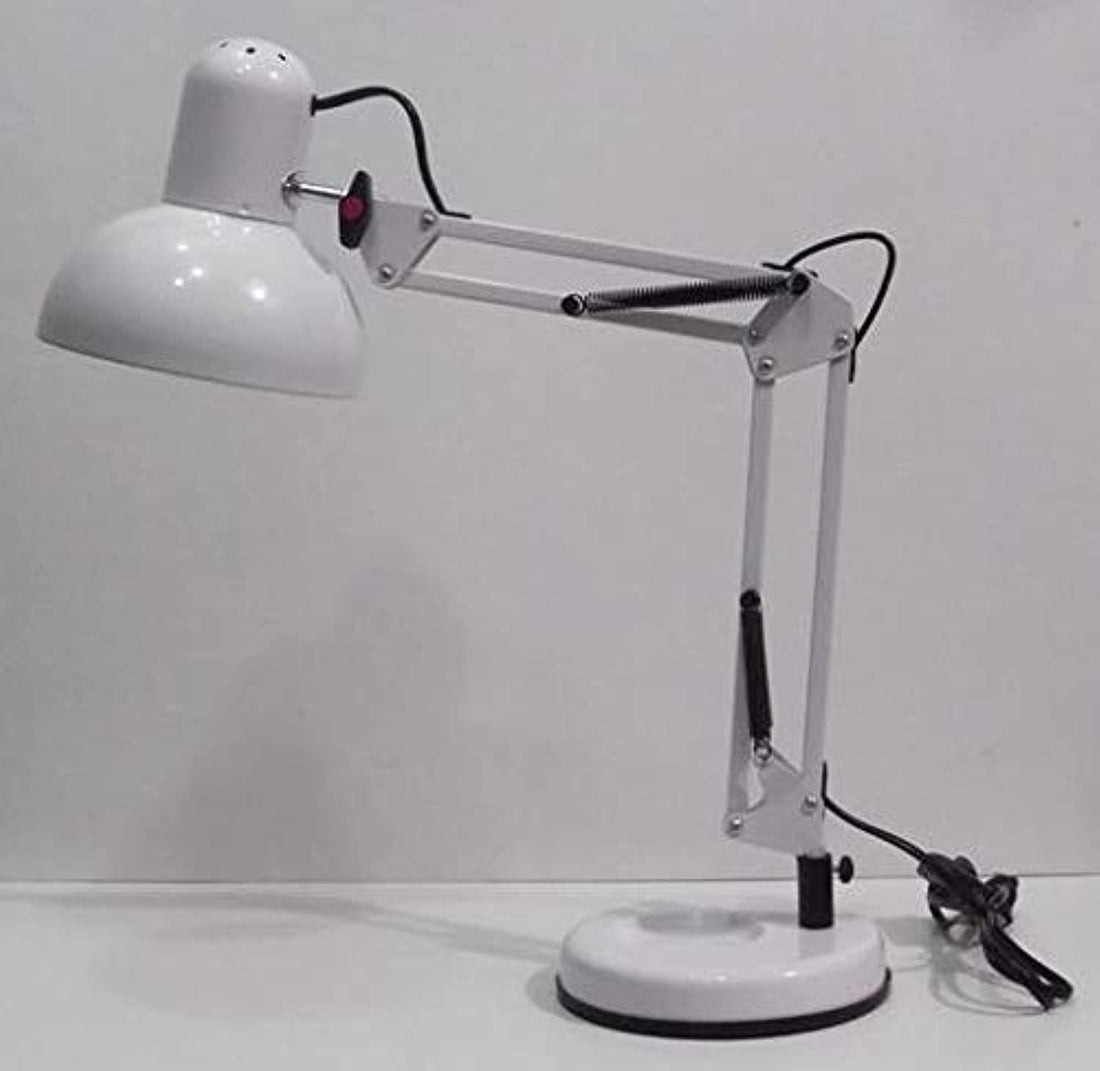 Other Desk Lamp - White - LED - Touch Control - Adjustable Height - Battery Powered