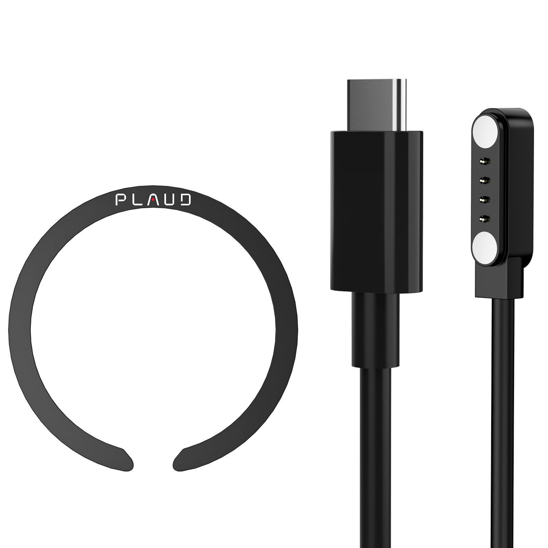 Plaud Note Pro & Plaud Note AI Voice Recorder Accessory Kit, Includes a 60cm Magnetic USB C Charging Cable, Magnetic Ring