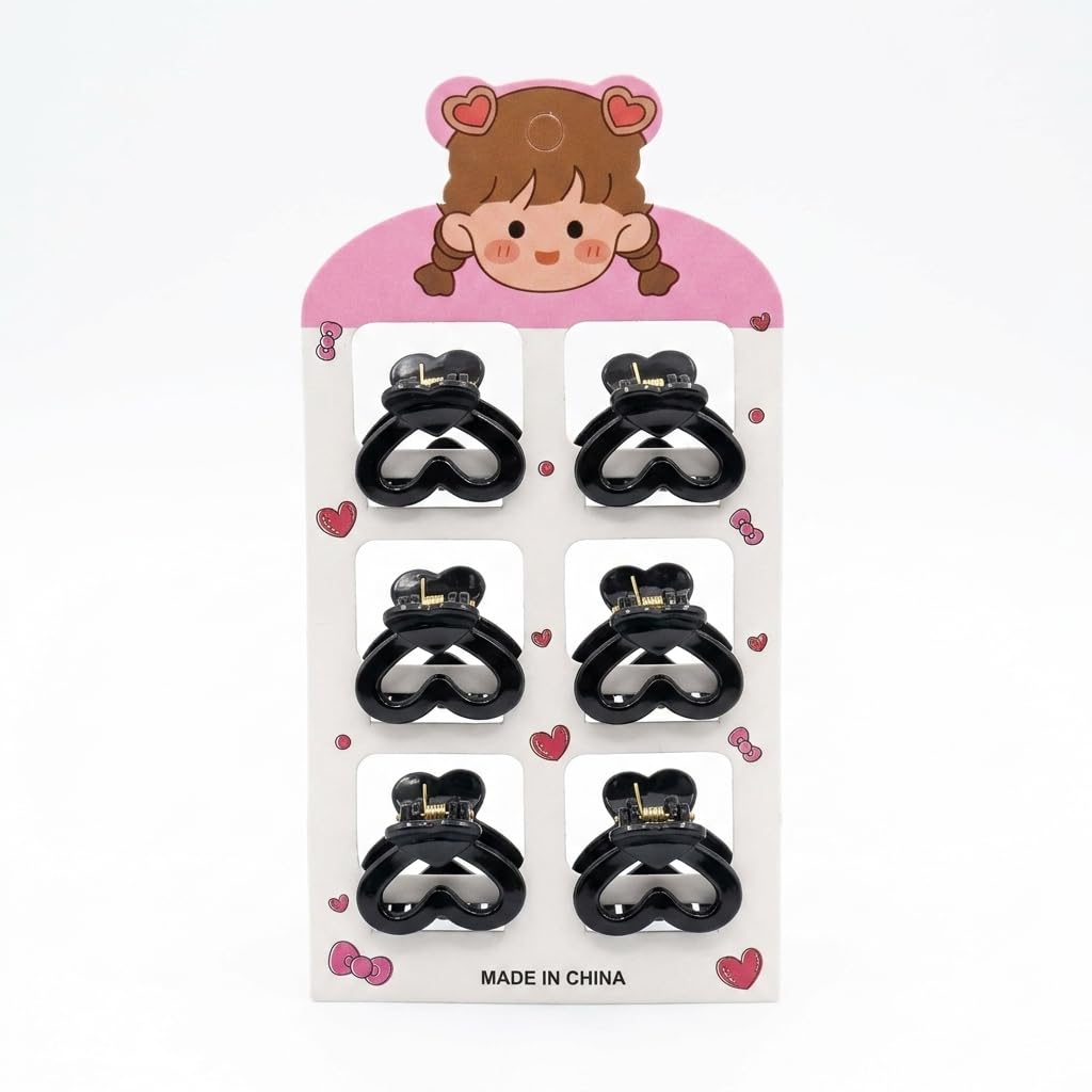 Catch Up Hair Claw Clips Set for Women & Girls – 6 Pieces Stylish Hair Clips, Strong Hold Non-Slip Design, Lightweight Durable Hair Accessories for Daily Styling & Casual Wear