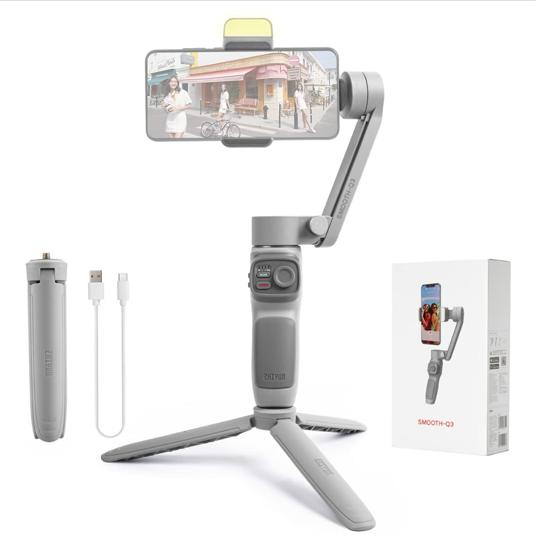 Zhiyun Smooth-Q3 Smartphone 3-Axis Gimbal Stabilizer, C030112EUR