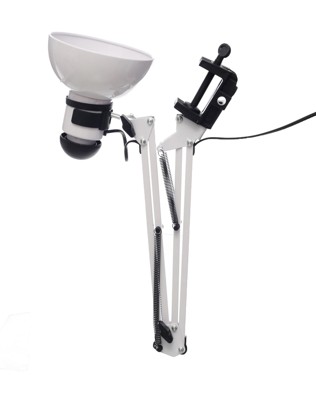 Lp-11 Metal Office Table Lamp Adjustable Arm With Multiple Levels, Clamp-Mount For Easy Attachment To Table Or Desk - Multi Colour