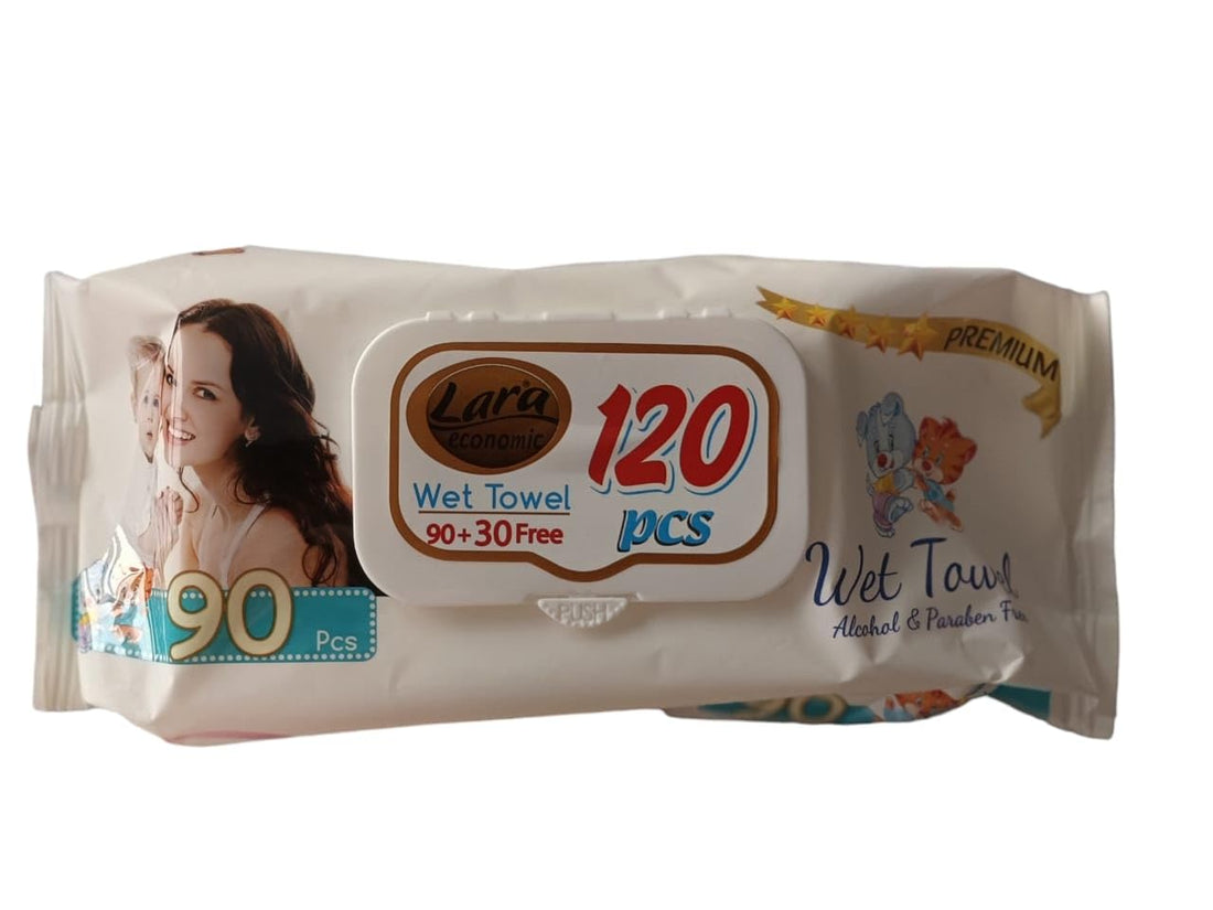 Lara Baby's Soft Premium Wet Wipes (90+30)