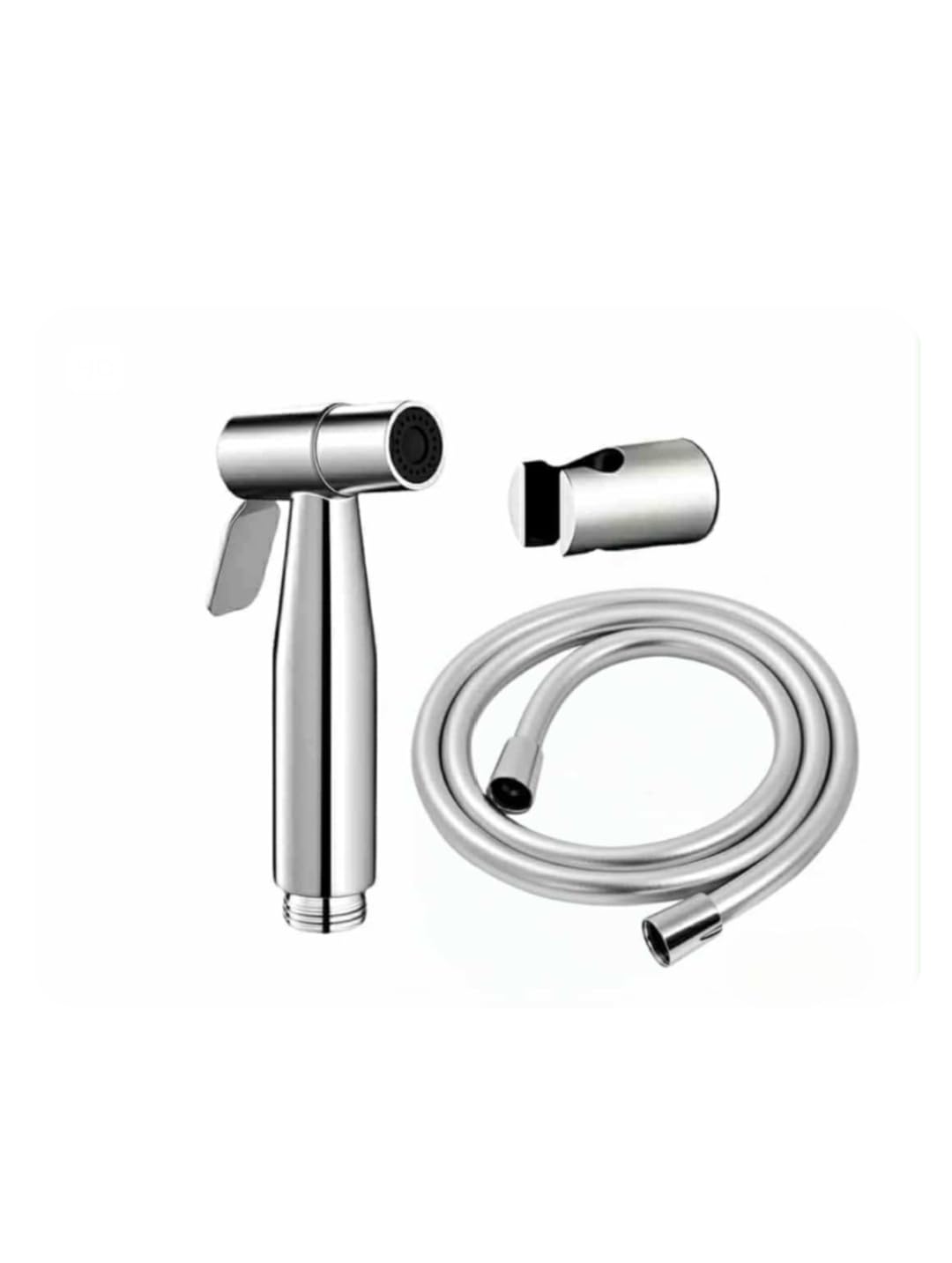 Stainless Steel Metal Bidet with PVC Hose Anti-Twist & Kink,Anti Twist & Kink,360