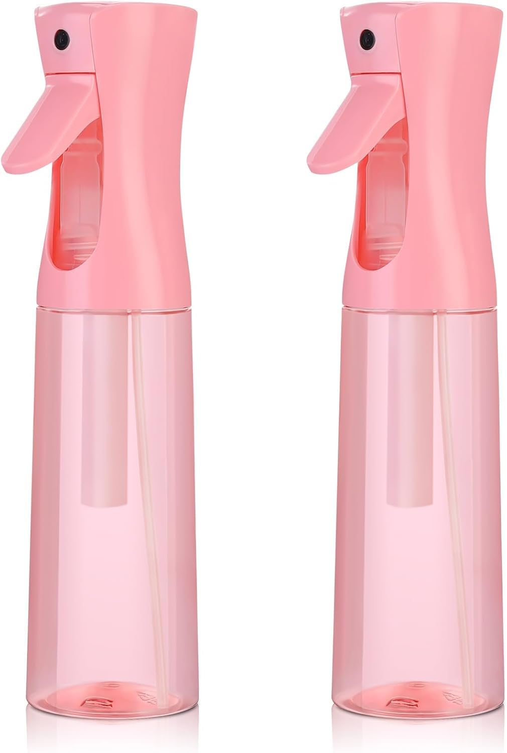 fashion mania 2 Pack Continuous Spray Bottle for Hair, Home Cleaning, Salons, Plants, Aromatherapy, and More - Empty Hair Spray Bottle (10.1oz/300ml)