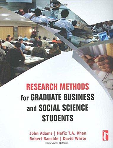 Research Methods for Graduate Business and Social Science Students ,Ed. :1