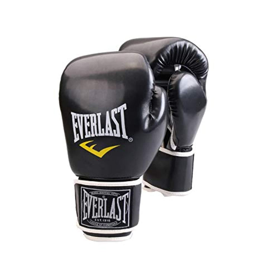 SportQ Premium Quality Boxing Gloves for Amateur and Professional (12oz, Black)