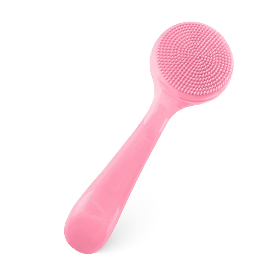 Dimeho Facial Cleansing Brush Silicone Manual Exfoliating Brush Soft Bristles Face Wash Cleanser Waterproof Blackhead Scrubber for Skincare, Makeup Residues Removal, Massaging, Whiteheads, DIY