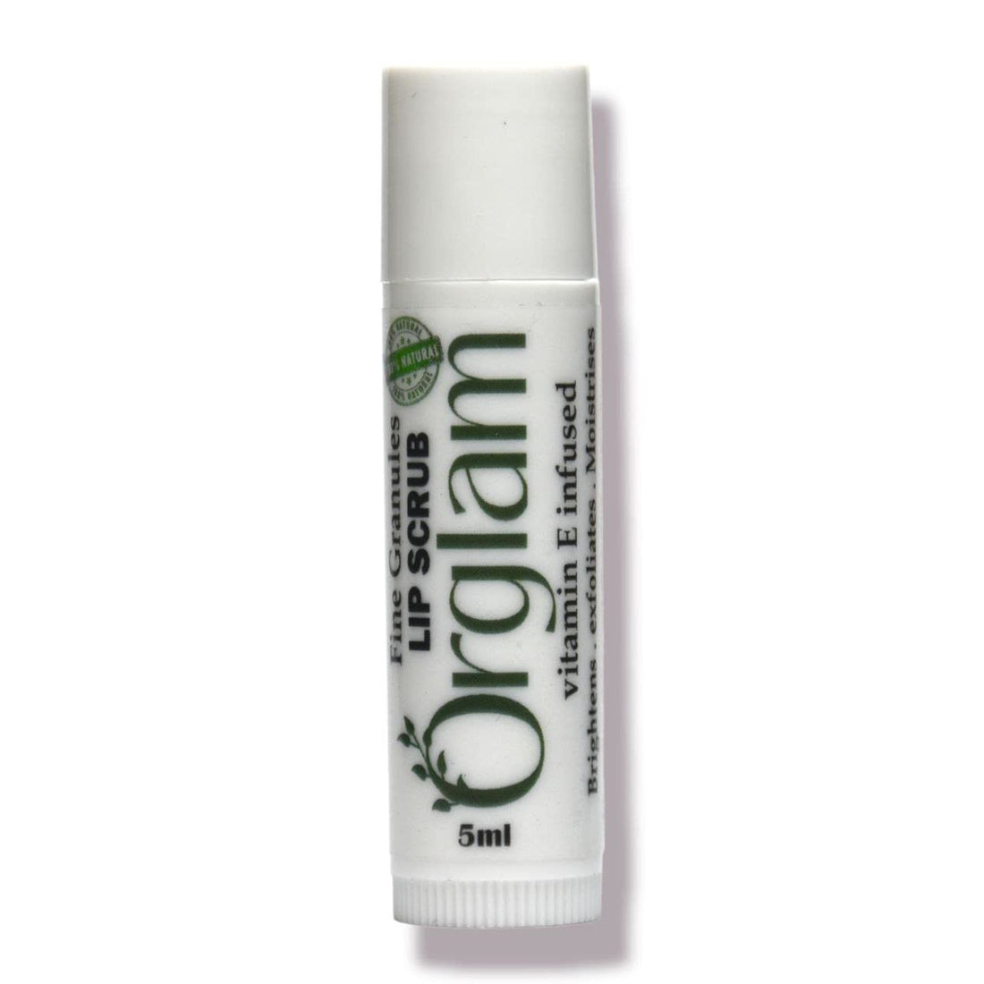 lip balm (Orglam Lip Scrub (Vitamin E infused) (Fine Granules))