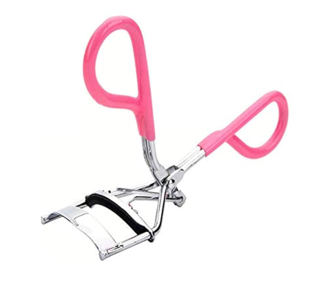 1PCS Pink Eyelash Curlers Silver Eyelash Curler Lash Nature Curl Style Eyelash Maiden heart Curlers