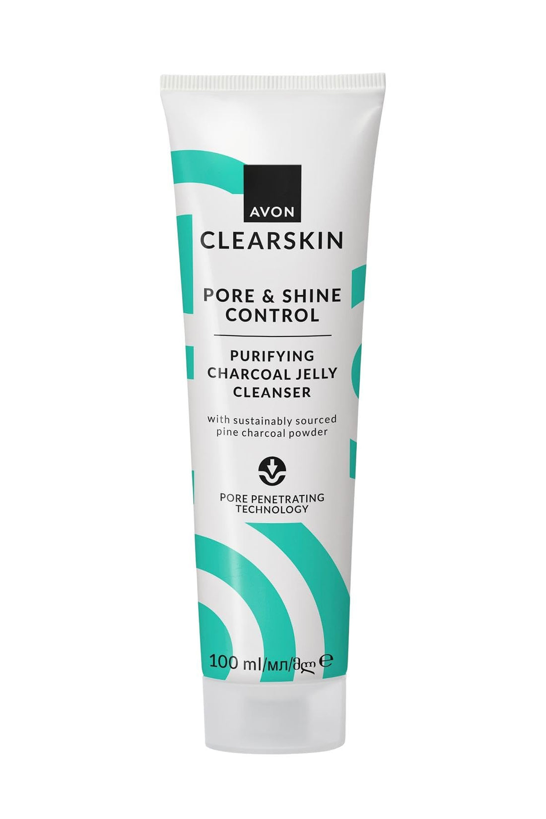 Avon Clearskin Pore and Shine Control Purifying Charcoal Jelly Cleanser 100 ml