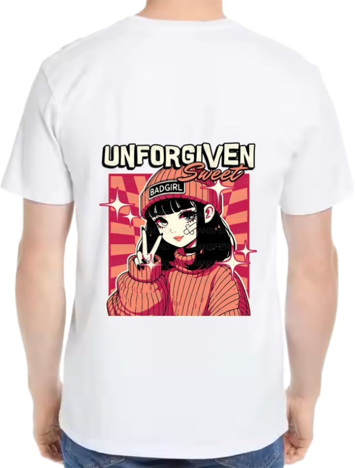 UNFORGIVEN Sweet T-shirt Back Whita