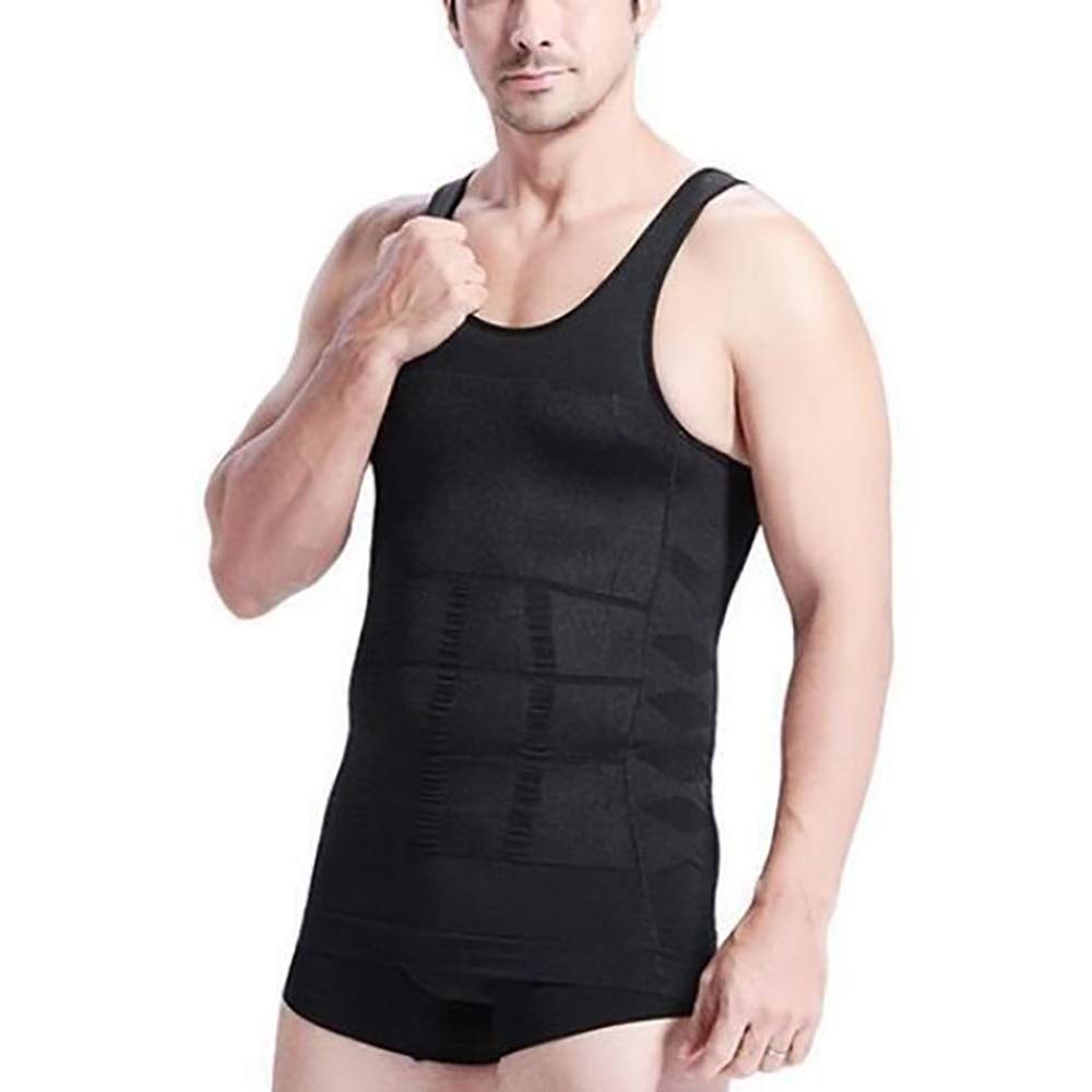 Men's Slimming Body Shapewear Corset Vest Shirt Compression Abdomen Tummy Belly Control Slim Waist Underwear Waist Girdle Shirts YUXUJSA