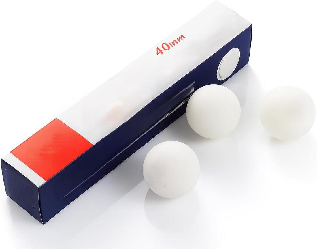 40mm Table Tennis Balls – Durable Training Ping Pong – Pack of 6 High Quality Balls for Exercises and Matches