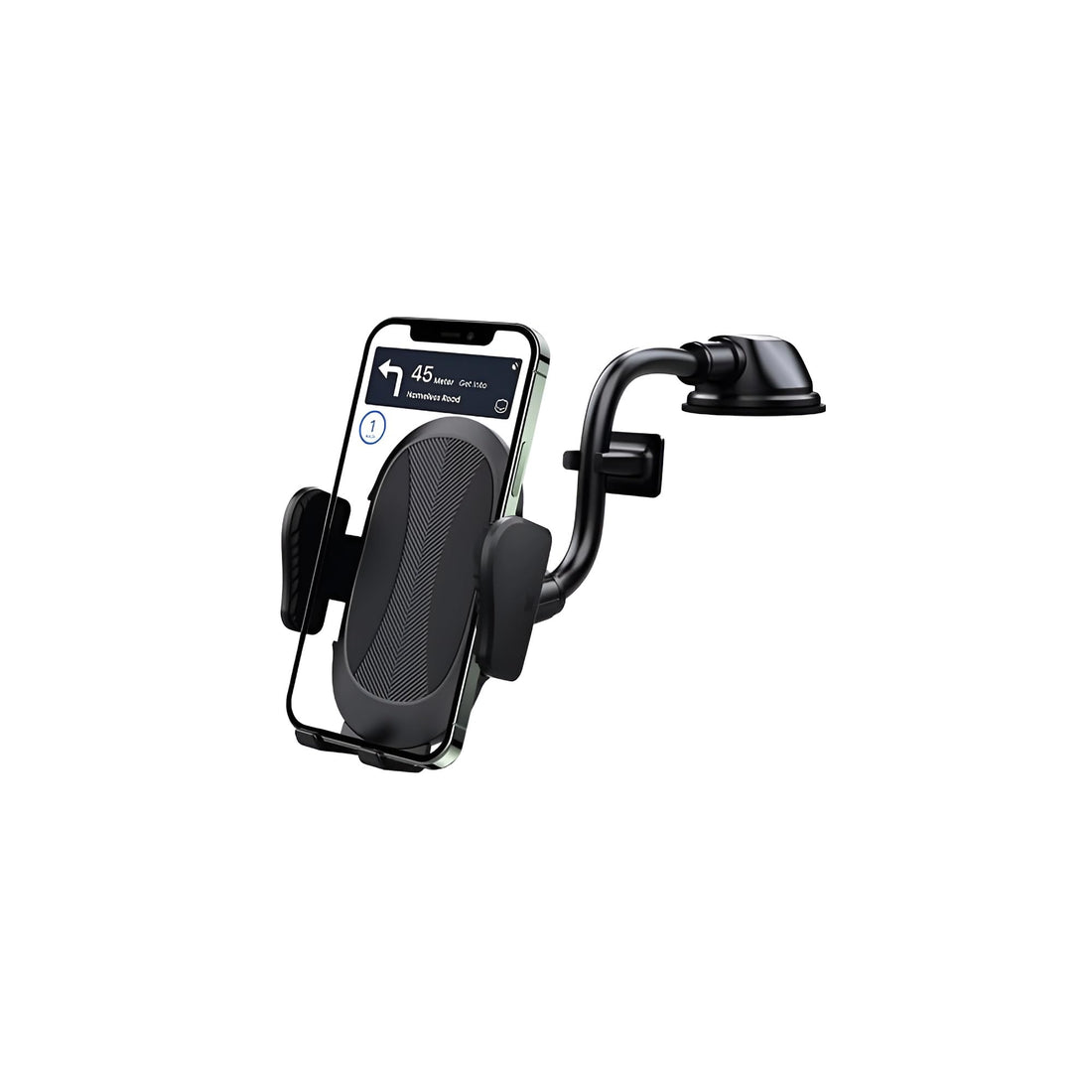 Next Store Strong Suction Cup Car Phone Mount, 360° Adjustable Long Arm, Secure Mobile Phone Mount, Compatible with All Smartphones, Phone Holder for Windshield and Dashboard.