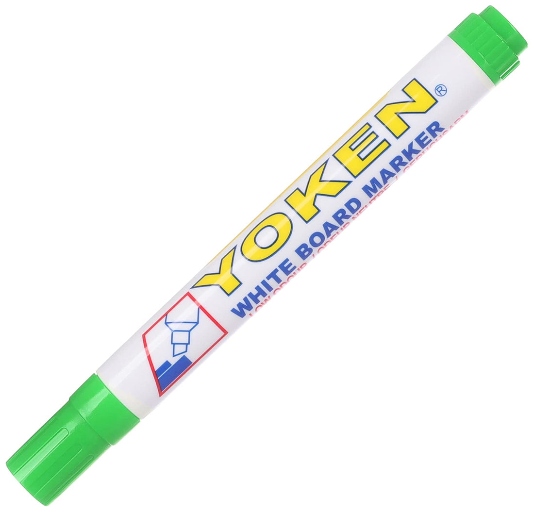 Yoken White Board Marker with Chisel Tip - Green