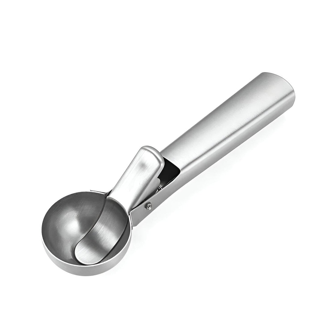 Scoop Tool - Professional Stainless Steel Ice Cream Scoop with Comfortable Trigger for Effortless Serving of Ice Cream, Fruits, Watermelon, and More!