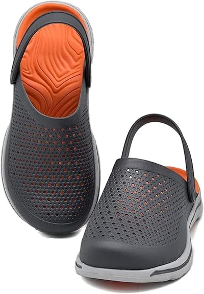 Men's Medical Clog, Rubber, Comfortable Feet, Everyday Use, Lightweight 300g, with Arch Support, Suitable for Adults